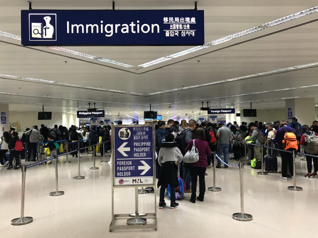 愛妮島自由行-馬尼拉機場轉機-第一航廈-2